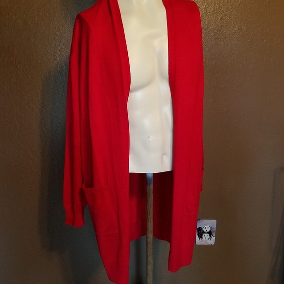 Bishuige Sweaters - Open Front Knit Cardigan Sweater